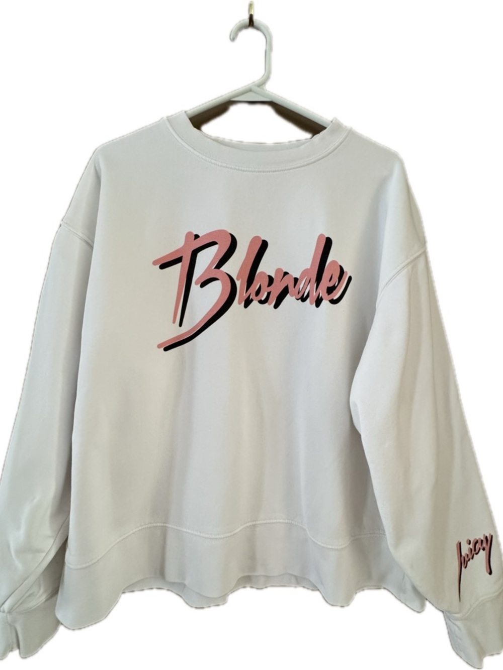 Blonde Crewneck Sweatshirt - Brunette the label, Juicy Couture